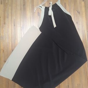 The Limited Black and Cream Dress